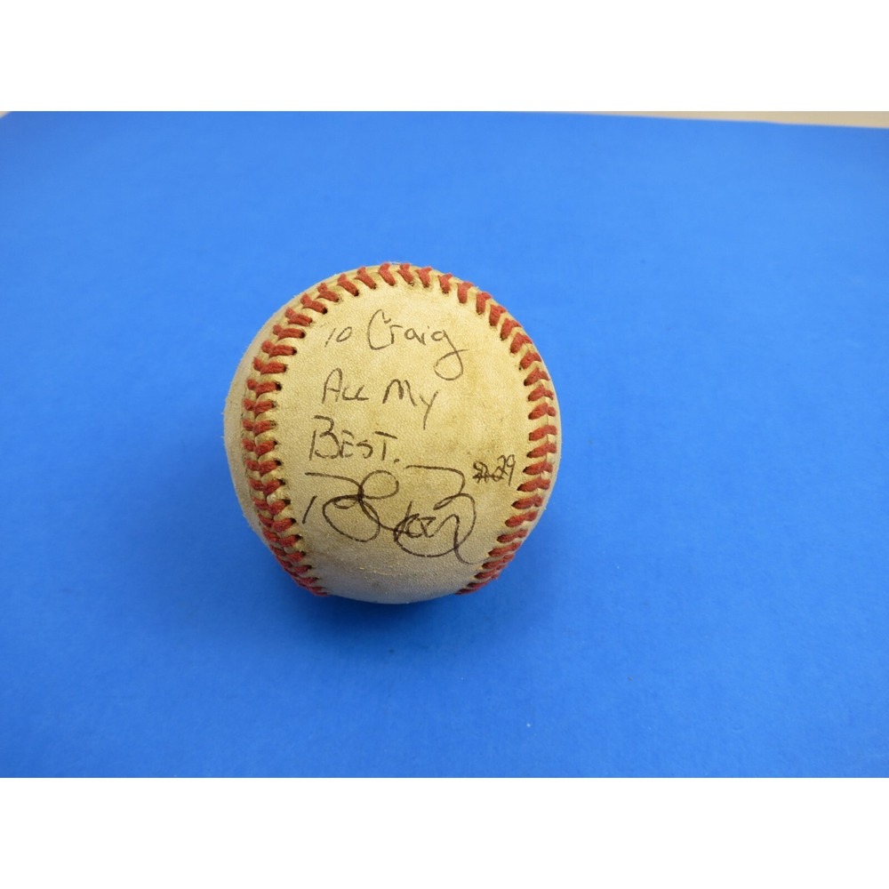 Cincinnati Reds #29 Bret Boone Autograph Signed Baseball Wilson NCAA A1001